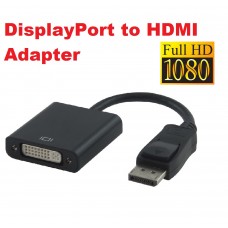 DisplayPort to DVI Adapter - Male to Female Converter