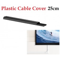 Brateck Plastic Cable Cover - 250mm Material: Polyvinyl Chloride(PVC) Dimensions 60x20x250mm - Black
