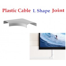 Brateck Plastic Cable Cover Joint L Shape Material:ABS Dimensions 127x127x21.5mm - White