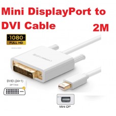 1.8M Mini DisplayPort DP to DVI Cable up to Full HD