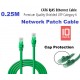 0.25M / 25cm CAT6 Premium RJ45 Ethernet Network Patch Cable - Green (10 in Pack)