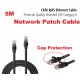 5M / 500cm CAT6 Premium RJ45 Ethernet Network Patch Cable - Black