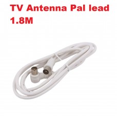 PAL TV Antenna lead FLYLEADS 3C-2V 75Ω RIGHT-ANGLE 1.8M
