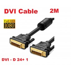 2M DVI D Gold Plated  Male to Male Cable Dual link 24+ 1 pin