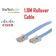 StarTech 6 ft Cisco Console Rollover Cable - RJ45 1.8M Male to Male