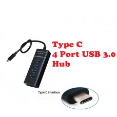 Type C ( USB-C) to 4 Ports USB 3.0 Hub with switch