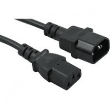 Power Cable Extension IEC-C14 Male - IEC-C13 Female PC to Monitor 50cm