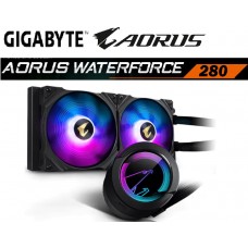 Gigabyte Aorus Waterforce X 280 ARGB AIO CPU Liquid Cooler Intel 2066, 2011,1366,115x,1700 AMD TR4, AM4, sTRX4