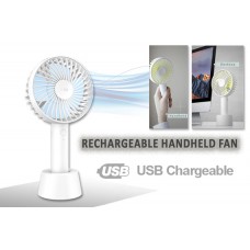 Mini Portable USB Rechargeable Hand Hold Desk cooling Fan Office/Outdoor