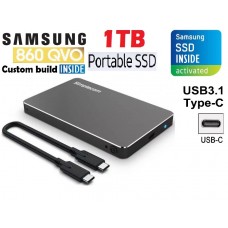 Samsung SSD Inside Portable Type C USB 3.1 1TB External Hard drive