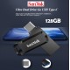 Sandisk Ultra Dual Drive Go 128gb 150mb/s Usb Type-c Flash Drive Memory Stick