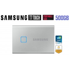 Samsung (MU-PC500S/WW) T7 Touch USB 3.2 500GB Portable SSD - Sliver