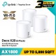 (Deco X20(3-pack))TP-Link Deco X20 AX1800 MU-MIMO OFDMA Dual-Band WiFi 6 Mesh Wi-Fi System 3 Pack