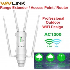  Wavlink AC1200 Dual-band High Power Outdoor Wireless AP / Range Extender / Router with PoE and High Gain Antennas