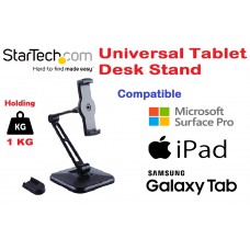 StarTech Adjustable Tablet Stand - Universal - For 4.7 to 12.9" Tablets with Wall Mountable Compatible with Surface Pro  / iPad Pro / Galaxy Tab