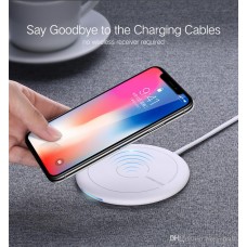 Ugreen 40922 Qi Wireless Charger Fast Charging Pad for Apple iPhone 11 Samsung  - White 