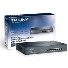 TP-LINK TL-SG1008PE 8-port Gigabit rackmount switch with 8 PoE port