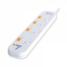 Sansai 4-Way Power Board PAD-421SW Individually Switched with Surge Protection