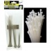 Handy Hardware 80 Pack Cable Ties white color