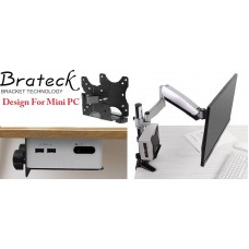 Brateck Adjustable Multifunctional Thin Client Mount  for Mac Mini / Intel NUC PC / Asus Gigabyte  Mini PC Computer